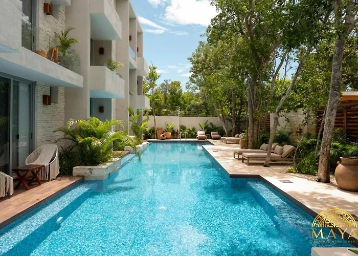 Nhoa 203b Lux 1br Pool View In Aldea Zama Apartment