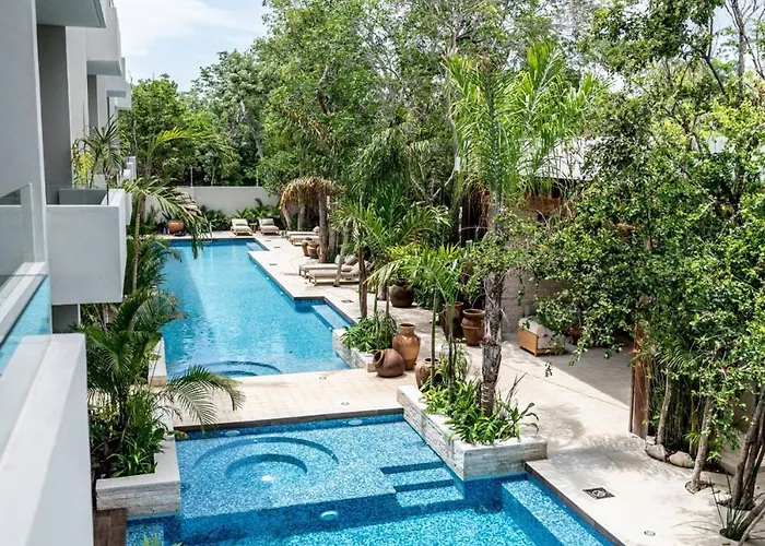 Nhoa 203b Lux 1br Pool View In Aldea Zama * Tulum