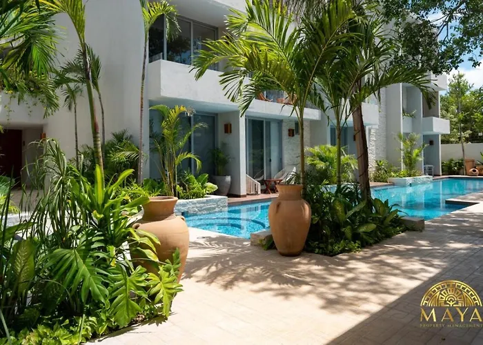 Nhoa 203b Lux 1br Pool View In Aldea Zama Apartment *